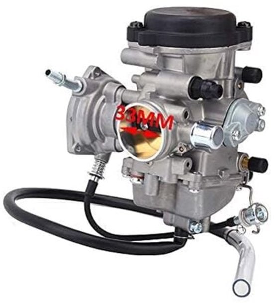 Geschikt voor Carburateur - Inlaatspruitstuk voor YFM350, YFM400, YFM450, Bruin, Big Bear, Wolverine, Kodiak, Grizzly - 33 mm van Merkloos	 — afbeelding 2
