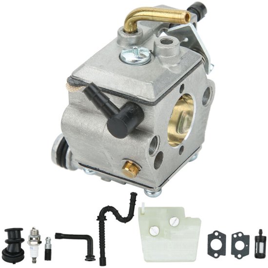 Carburateur reserveonderdelen voor 024 026 MS260 benzine kettingzaag - set met luchtfilter, bougie, brandstofslang, brandstofoliefilter, afdichtingen van Adefol — afbeelding 3