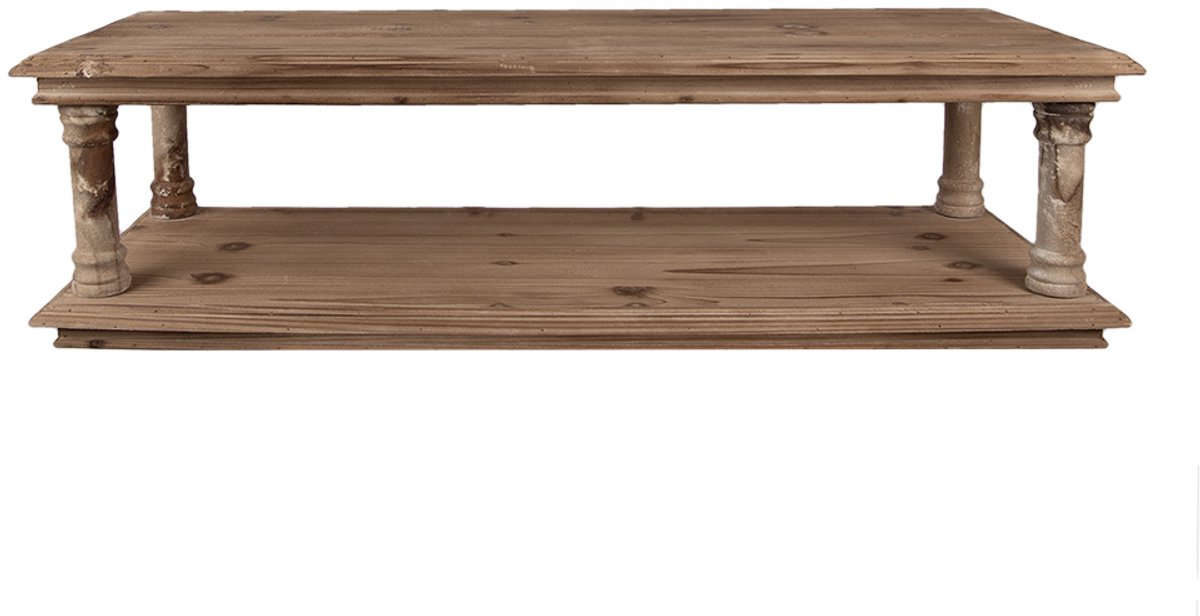 Wandrek 105x35x29 cm Bruin Hout