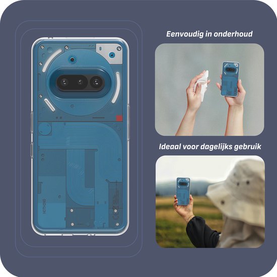 Coque souple en TPU Cazy pour téléphone Nothing (3a) - Transparente