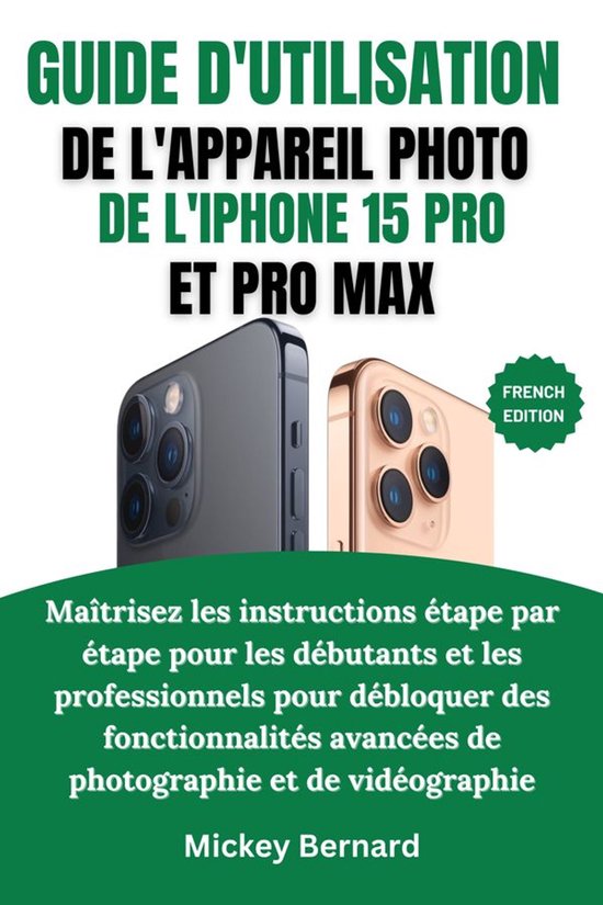 Guide d'utilisation de l'appareil photo de l'iPhone 15 Pro e ... - cover