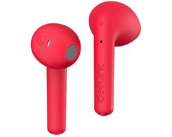 Defunc True Lite Earbuds - Draadloze oordopjes - Bluetooth draadloze oortjes - Met ENC noise cancelling functie - Red