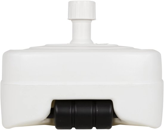 Pied de parasol plastique remplissable - 50 litres - Wit - Ø 33-50 mm