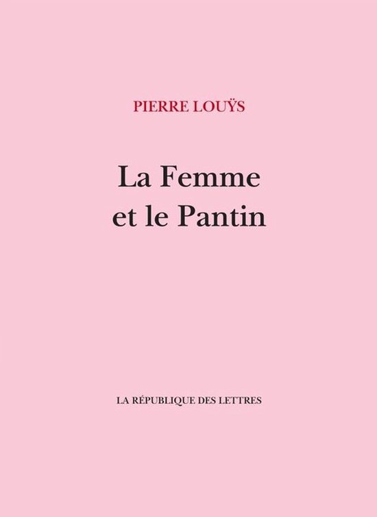 Louÿs - La Femme et le Pantin - cover