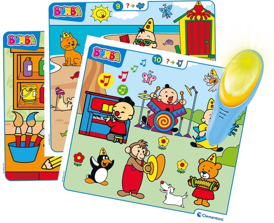 Education Clementoni - Bumba Mijn Eerste Quiz - Educatief Speelgoed 2-4 Jaar - Interactieve Pen van Clementoni — afbeelding 3