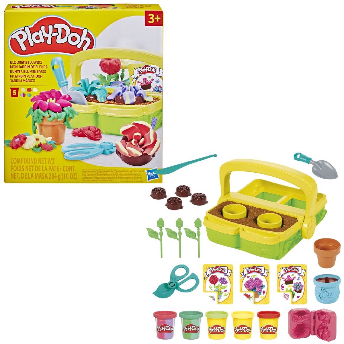 Play-Doh Bloeiende Bloemen Speelset - Boetseerklei - Inclusief 5 Play-Doh potjes — cadeau in Spellen & Speelgoed - foto 3