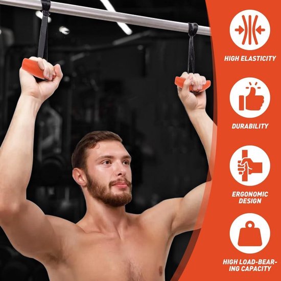 DAMIHAI 2 stuks Double D fitness handgrepen, 90 graden