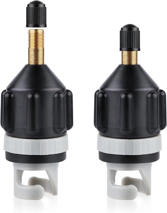 Stevige ABS Pomp Nozzle Adapter, Dual Valve Design, Tot 150PSI Capaciteit (B
