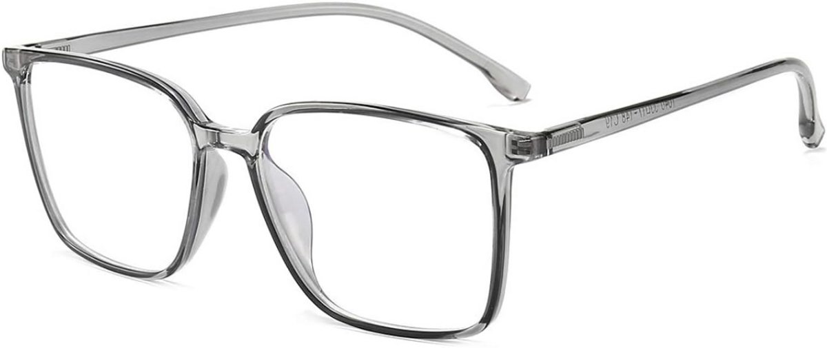 Blauw licht bril zonder sterkte - Blauw Licht Bril - Computerbril - Blue Light Glasses - Blauw Licht Filter Bril - Beeldschermbril - Met Brillendoekje - Unisex - Transparant - Game bril - Bril tegen vermoeide ogen - Bril computer/tv schermen