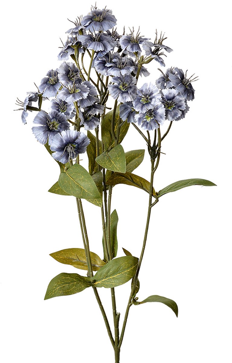 Kunstbloem - Zijden 63 cm Blauw Kunststof Kunstbloemen