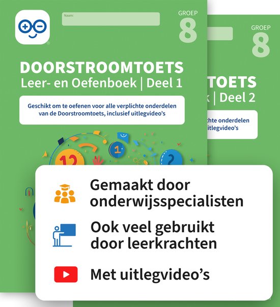 Doorstroomtoets Leer- en Oefenboeken Deel 1 en 2