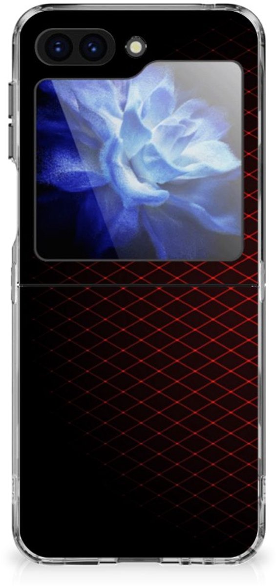 Samsung Galaxy Z Flip 6 TPU bumper Geruit Rood