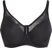 Hunkemöller Dames Lingerie Niet-voorgevormde minimizer beugel bh Nina - Zwart - maat E85