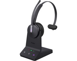 Yealink WH64 Mono Teams - Headset - DECT - bluetooth - draadloos - Micro-USB - Zwart