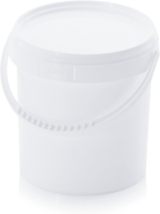 Lot de 3 seaux de nettoyage - 5 l - En plastique jaune - Robuste, de qualité alimentaire - Avec échelle de mesure - Qualité durable - Fabriqué dans l'UE Lot de 3 seaux de nettoyage - 5 l - En plastique jaune - Robuste, de qualité alimentaire - Avec échelle de mesure - Qualité durable - Fabriqué dans l'UE