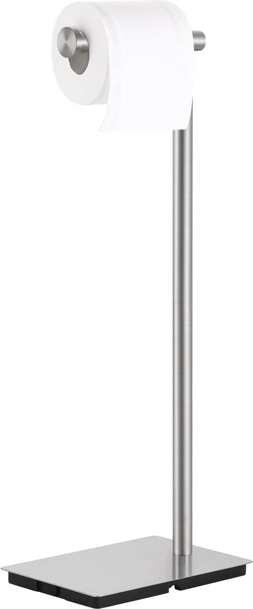 Ibenzoa® Robuuste Staande Toiletpapierhouder van Roestvrij Staal SUS304 - BPH286S1A2