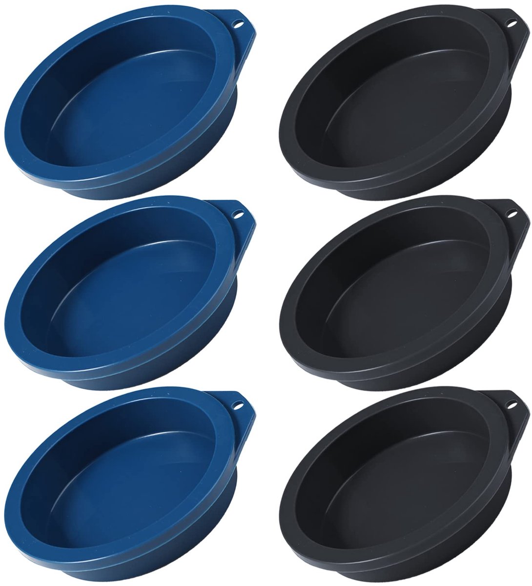 Ibenzoa® Siliconen Ei- en Burgervorm - 10cm - 6 Stuks