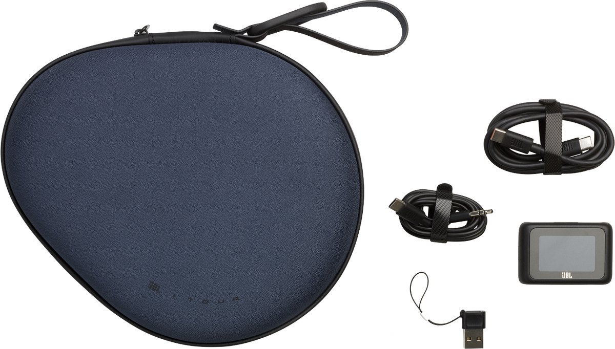 JBL Tour One M3 TX - Draadloze Noise Cancelling Koptelefoon met Smart Tx Adapter - Bluetooth - Over-ear - 70 uur batterij - Blauw – foto 4