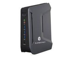 Elementkey OblivionX – Compacte Game & Design PC – Intel Core Ultra 5 125H – 16GB DDR5 – 1TB NVMe SSD – 14 Cores / 18 Threads – 5.0GHz Turbo – Windows 11 Pro – Stil – Meteor Lake