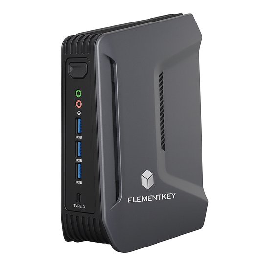 Elementkey OblivionX – Compacte Game & Design PC – Intel Core Ultra 5 125H – 16GB DDR5 – 1TB NVMe SSD – 14 Cores / 18 Threads – 5.0GHz Turbo – Windows 11 Pro – Stil – Meteor Lake