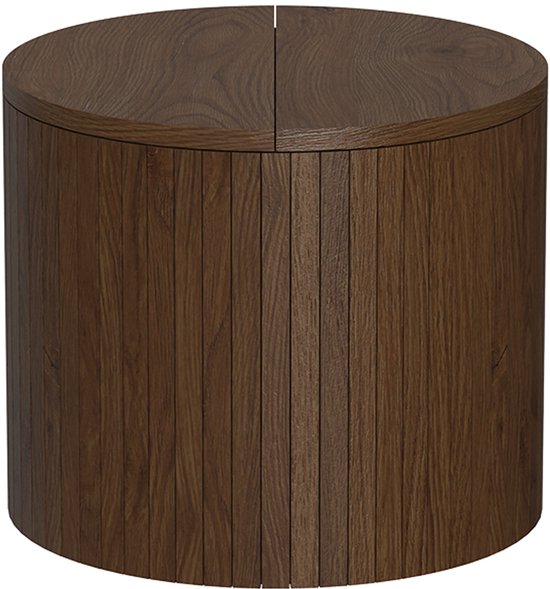 Table basse Vicco Tavilo – 38 x 38 cm Noyer