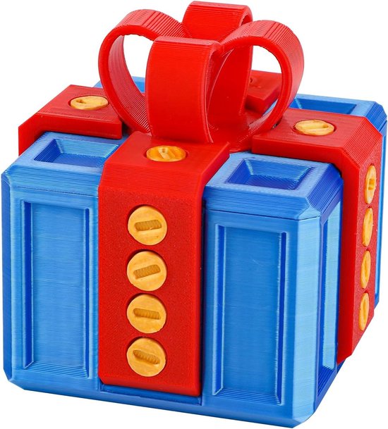 Kerst Vervelende Cadeaudoos met Schroeven, Grote Cadeaudoos