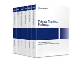 Omslag van 2026 CFA Program Curriculum Level III Private Markets Pathway Box Set