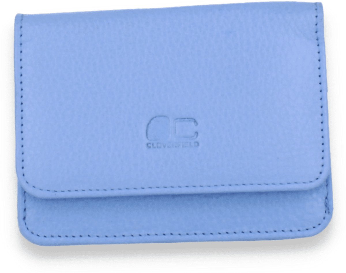 Cloverfield Dames Portemonnaie Klein Licht | Blauw | Maat: One Size