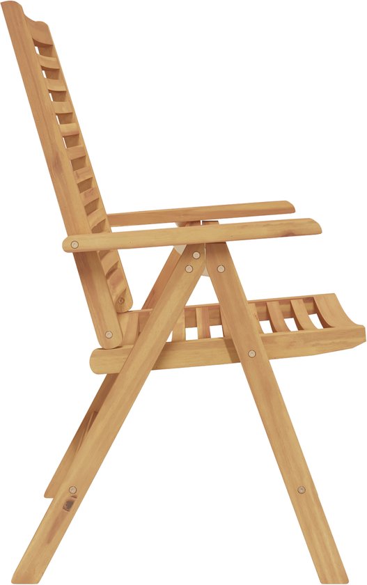vidaXL - Chaises de jardin - 2 pièces - Bois de teck Massief