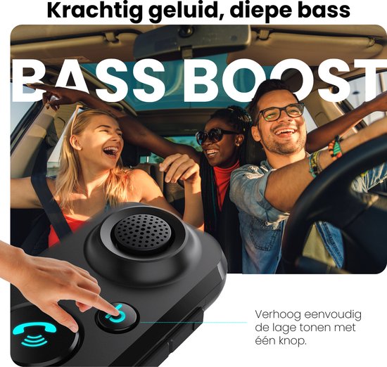 Xssive AR04 Bluetooth Receiver Auto - Bass Boost Mode - Ingebouwde Microfoon met Ruisonderdrukking - Automatische Handsfree mode van Xssive — afbeelding 4