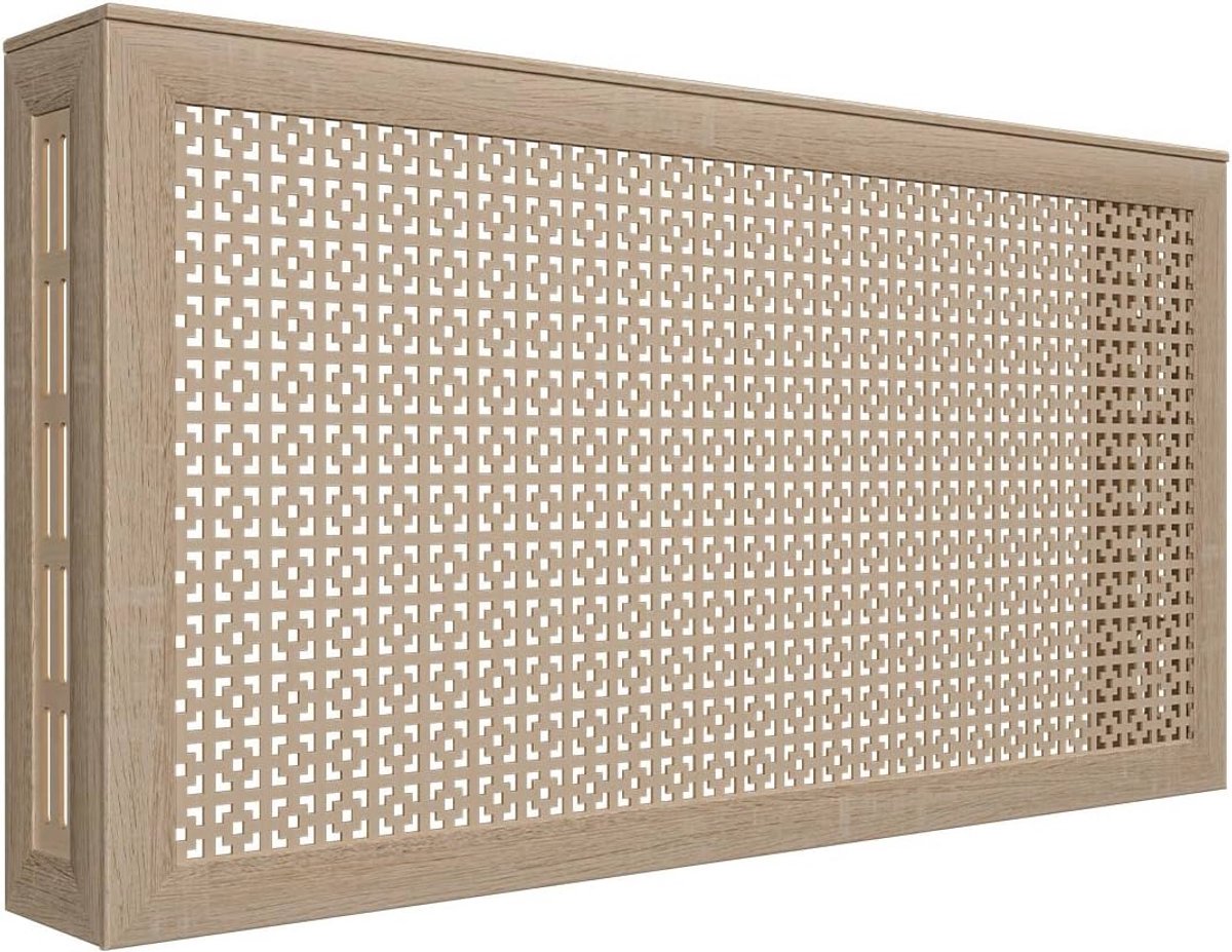 Radiatorbekleding HDF/MDF - Stijlvolle Damasco Radiatorafdekking, Beschikbaar in Meerdere Maten