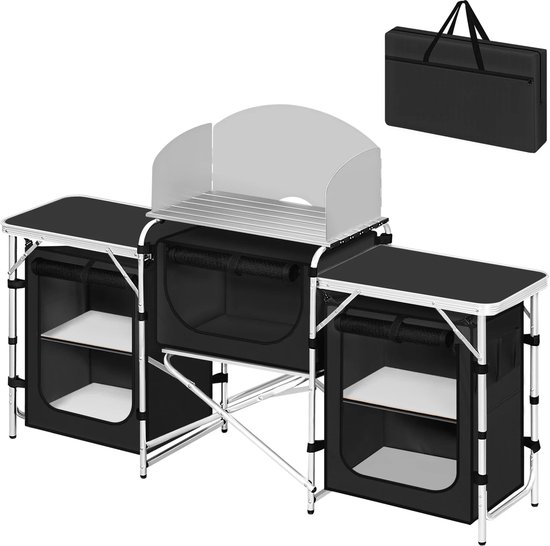 Cozykimo Faltbar Campingküche,Campingschrank mit Tragetasche Cozykimo Faltbar Campingküche,Campingschrank mit Tragetasche