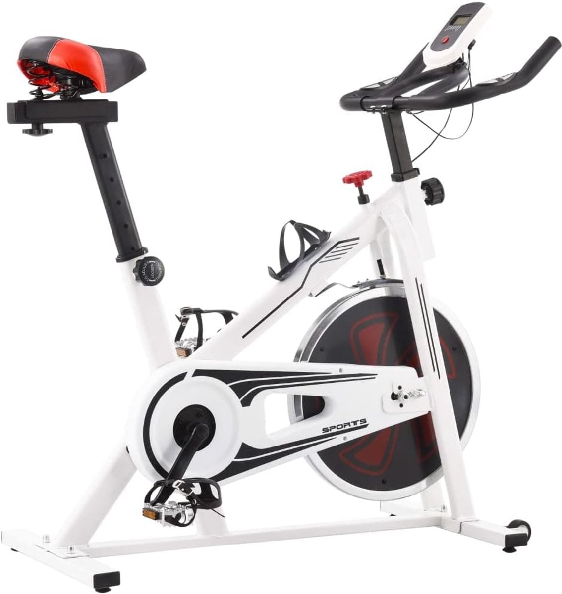 Compacte Hometrainer met Verstelbare Stoel en Meerdere Weerstandniveaus