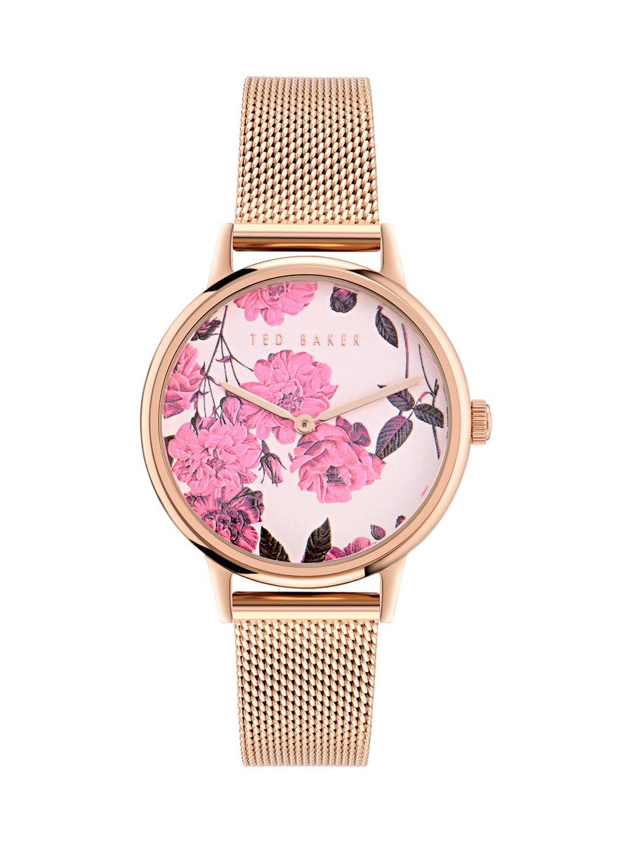 Ted Baker Phylipa Fashion Kwarts Analoog Horloge Roségouden Toon Case: 100% Stainless Steel | Armband: 100% Stainless Steel 36 BKPPHF409W0