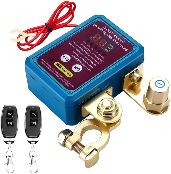 Ahlsen Pince de commutateur de batterie de voiture, isolateur principal de déconnexion pour moto