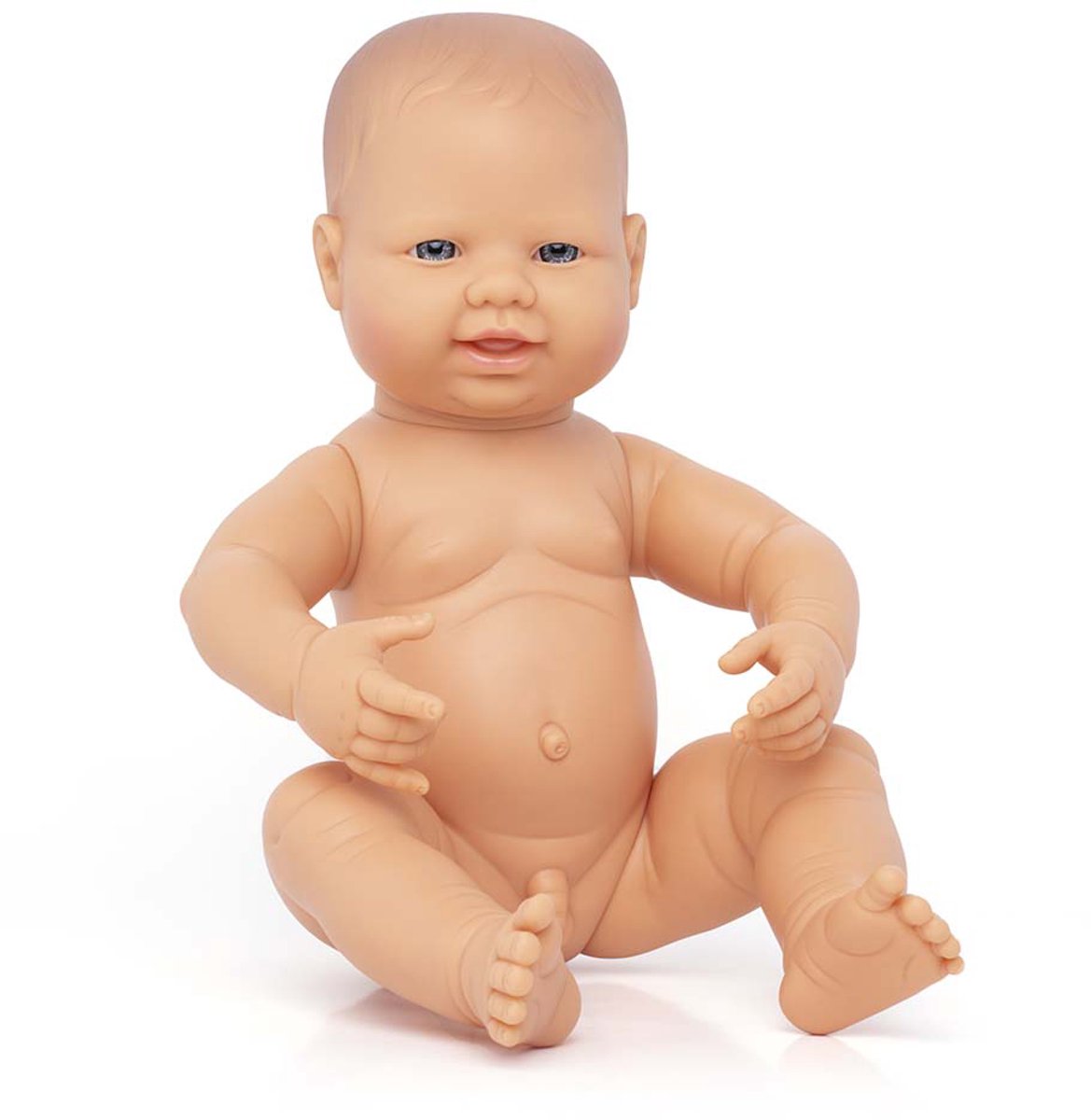 Miniland Baby jongenspop - Levensechte pop voor kinderen vanaf 0,5 jaar — cadeau in Spellen & Speelgoed - foto 3