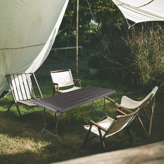 Inklapbare Tafelset Met Rattan Design - Taupe | Rijoka Inklapbare Tafelset Met Rattan Design - Taupe | Rijoka