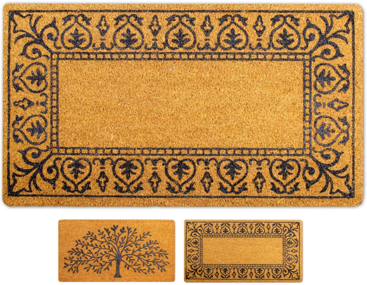Ibenzoa® Kokosvezel Voetmat voor Binnen en Buiten - 40x70 cm