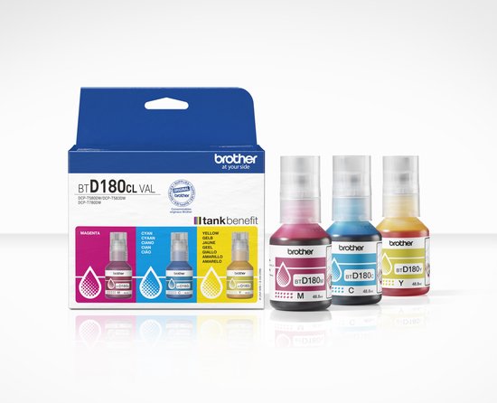 Brother BT-D180 Inktfles Combo Pack Kleur