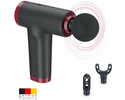 Beurer MG 89 CompactPower Limited Edition 25 Professionele Massage Gun – Diepe Spiermassage – 10 mm Slagdiepte – 5 Snelheden – 3 Opzetstukken – USB-C – Stil – Spierherstel & Ontspanning – 3 Jaar Garantie