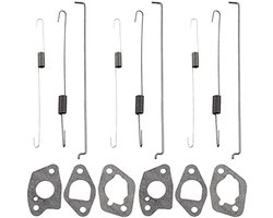 Geschikt voor 3 stuks snelheidsregelaarset met terugslagveer voor Honda GX120 GX140 GX160 GX200 Lifan 168f 5,5 pk 6,5 pk motoren en Chinese generatoren