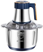 Bol.com Stemily Elektrische Hakmolen - Multifunctioneel - 5L - RVS - 500W - 5 Snelheden - 6 Messen - Antislip - Stille Keukenhulp aanbieding
