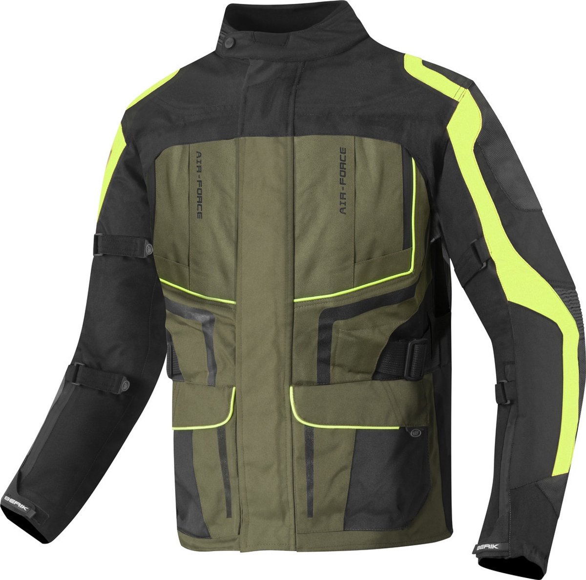 Berik Safari Zwart Sand Waterdichte 3in1 Textiele Motorjas - Jas