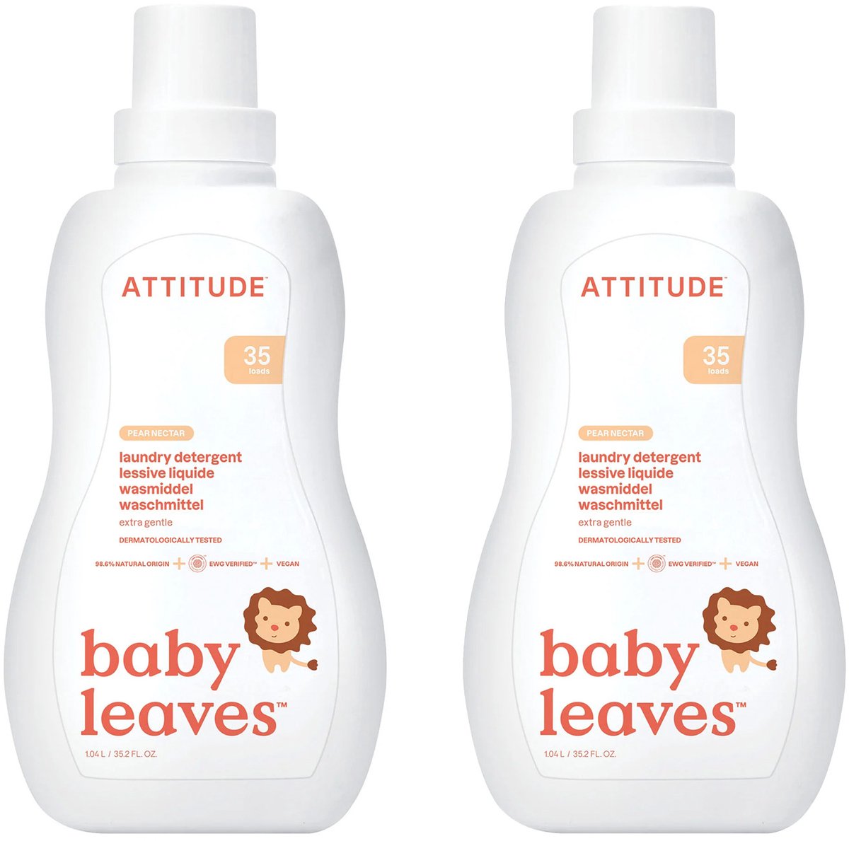 ATTITUDE Wasmiddel Pear Nectar Bundel ECO - duurzaam