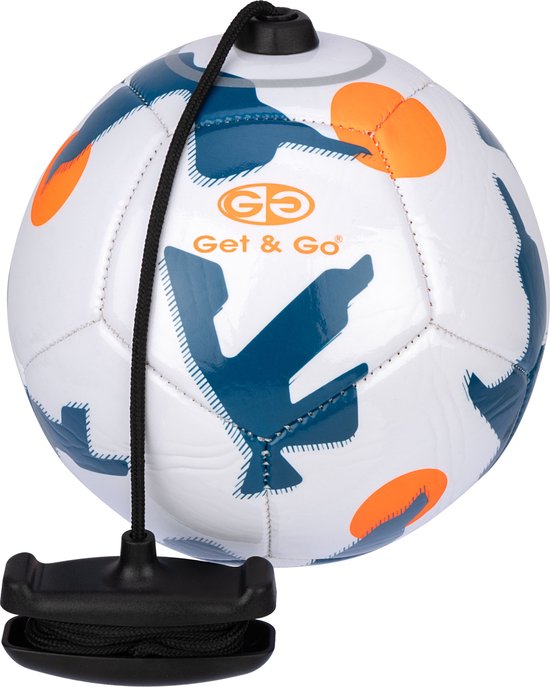 Get & Go Voetbaltrainer - Kinderen - Wit/Blauw - Balmaat 1