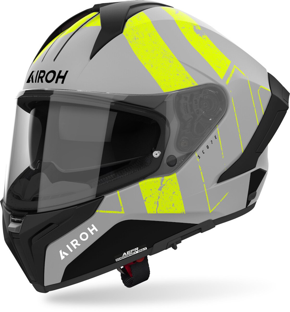 Airoh Matryx Scope Geel Mat Integraalhelm - Maat L - Helm