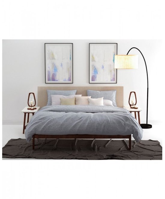 Zohome Dekbedovertrek Lino - Deken - Dekbed - Blauw - 100% Katoen - Uni - 200x220 + 2 slopen 60/70 cm van Zohome — afbeelding 3
