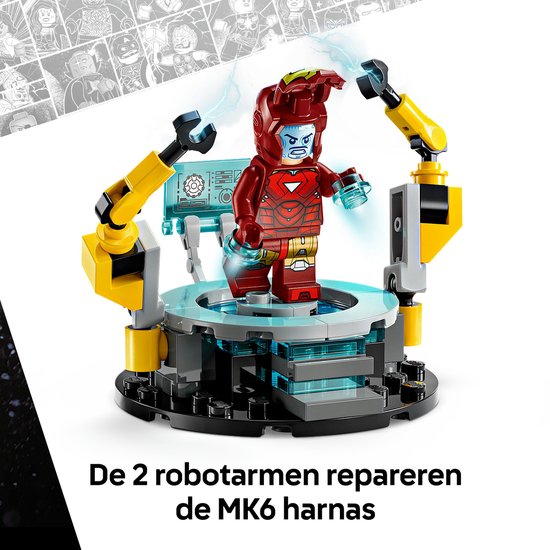 LEGO Marvel Iron Mans Laboratorium Set - 76315 - Iron Man | bol