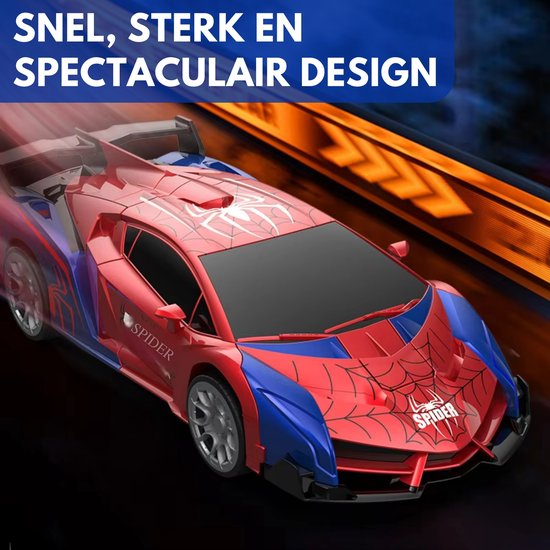 Bestuurbare Spiderman stuntauto online kopen