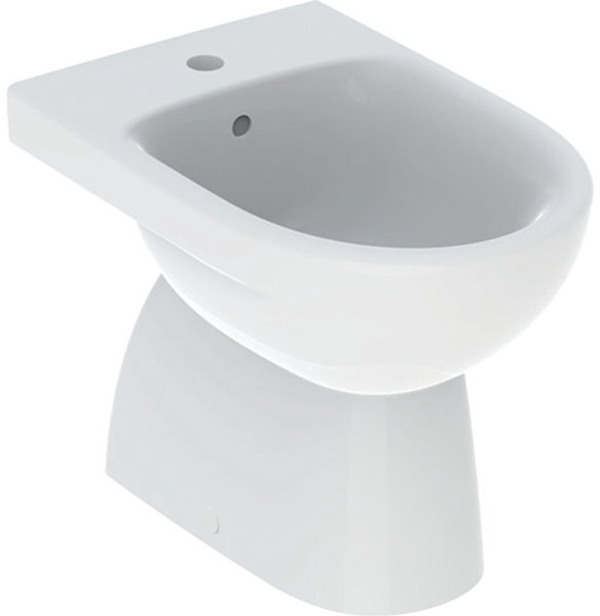Geberit Renova staand bidet halfgesloten keramiekdesign: D=52cm, overloop=zichtbaar, symmetrisch, wit, 500812012